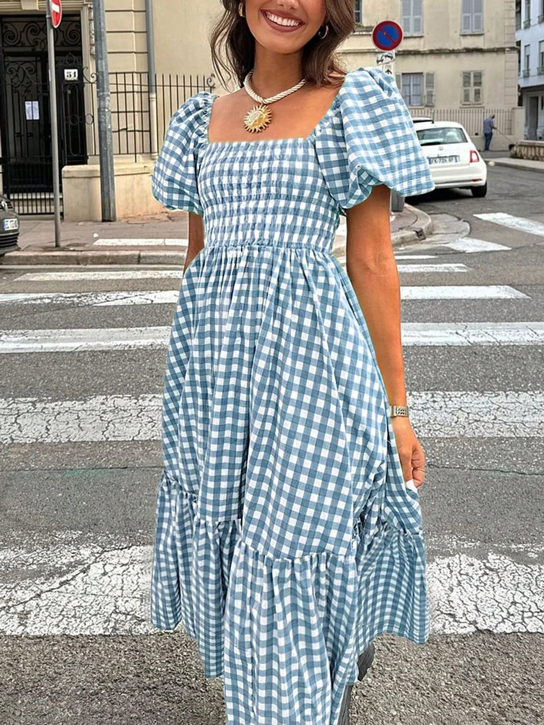 ELEGANT BOHEMIAN SPRING DRESS