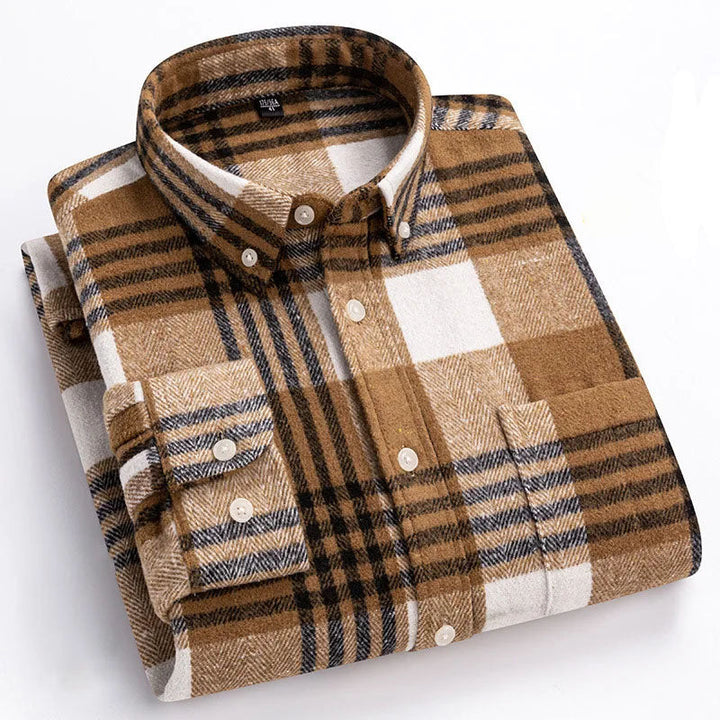 GRAYSON COTTON FLANNEL SHIRT