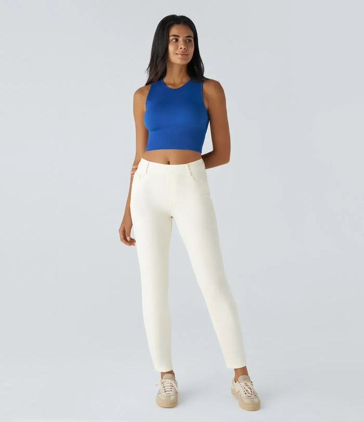 RAFFAELLA | High-Waisted Ultra-Comfortable Pants with Casual Chic Style