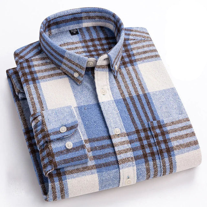 GRAYSON COTTON FLANNEL SHIRT