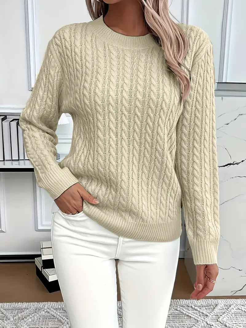 MARIELLE CABLE SWEATER