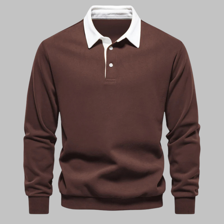 ELLISON POLO SWEATER