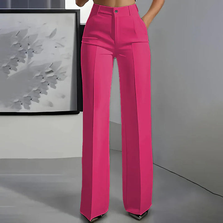 ELINORA | Chic high-waisted trousers with a flattering fit for work and elegant occasions
