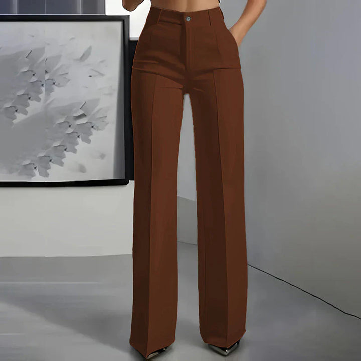 ELINORA | Chic high-waisted trousers with a flattering fit for work and elegant occasions