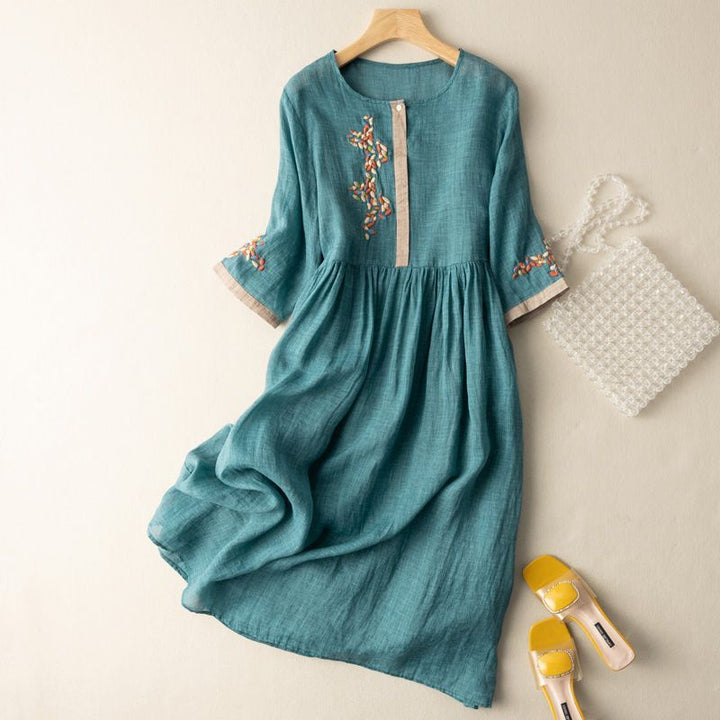 SOFIA LINEN DRESS