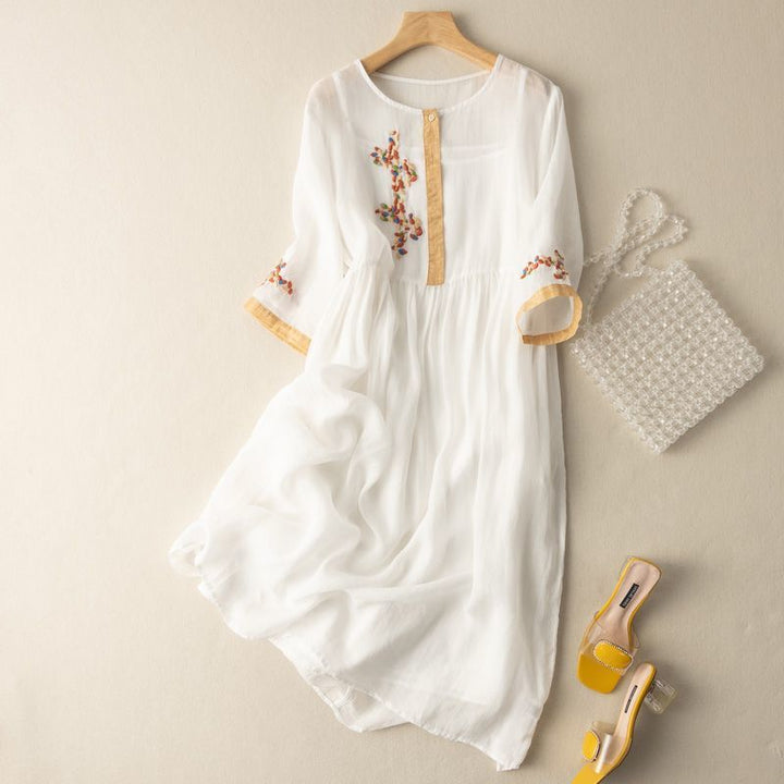 SOFIA LINEN DRESS