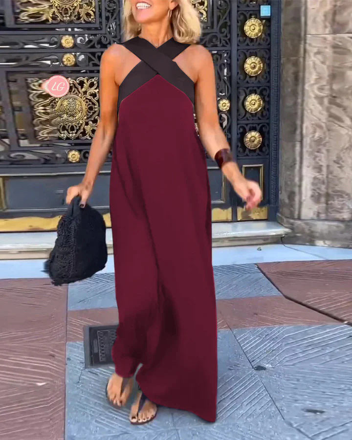 CHARLOTTE | DRESS WITH CROSSED CUT