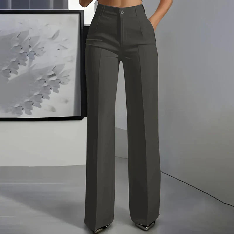 ELINORA | Chic high-waisted trousers with a flattering fit for work and elegant occasions