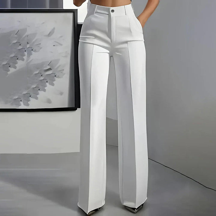 ELINORA | Chic high-waisted trousers with a flattering fit for work and elegant occasions