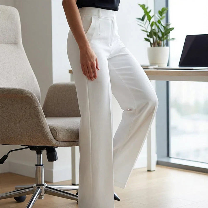 ELINORA | Chic high-waisted trousers with a flattering fit for work and elegant occasions