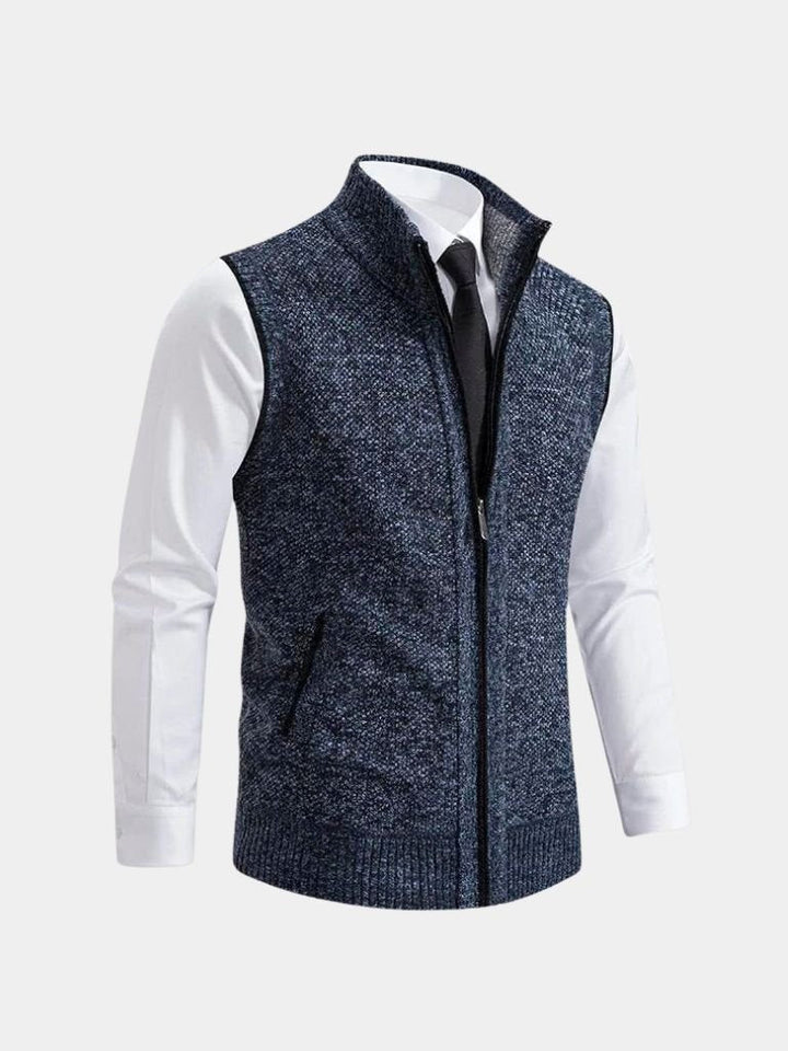 Elegant Vest with Full Zip