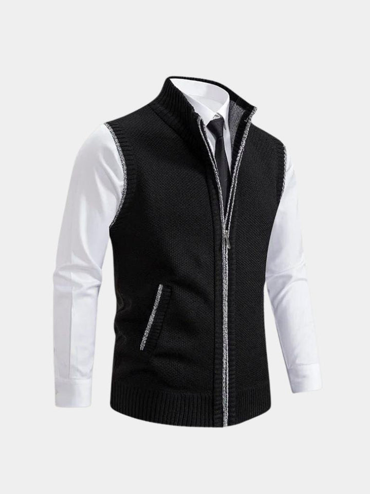 Elegant Vest with Full Zip