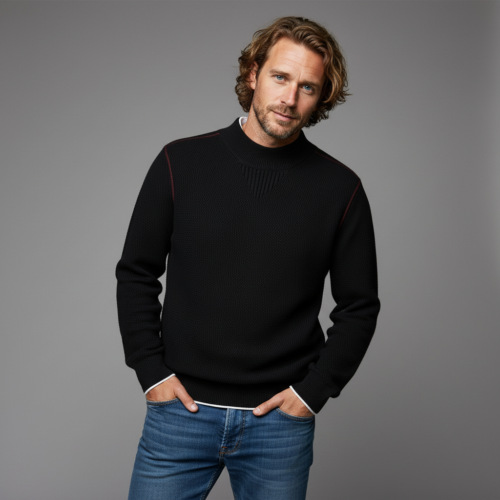 Wellington Textured Knit Sweater