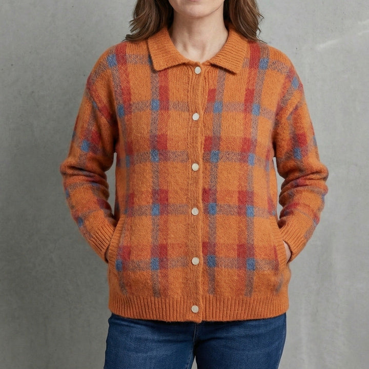 VIVIENNE RETRO CHECK SWEATER