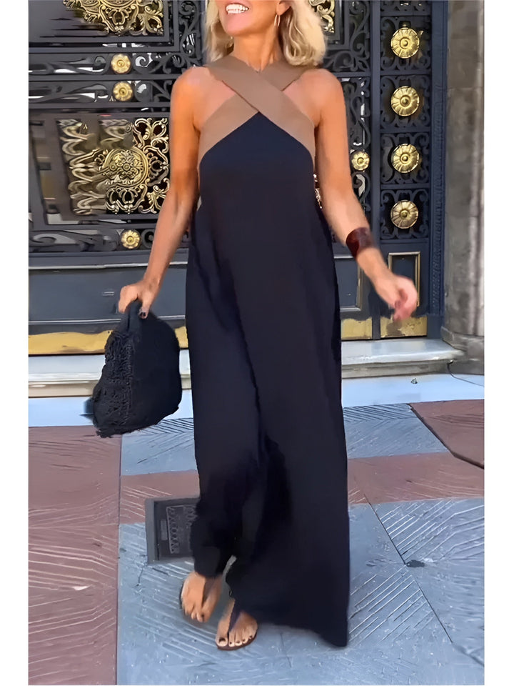 CHARLOTTE | DRESS WITH CROSSED CUT